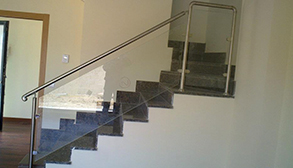 Aluminios Ángel barandilla de escalera